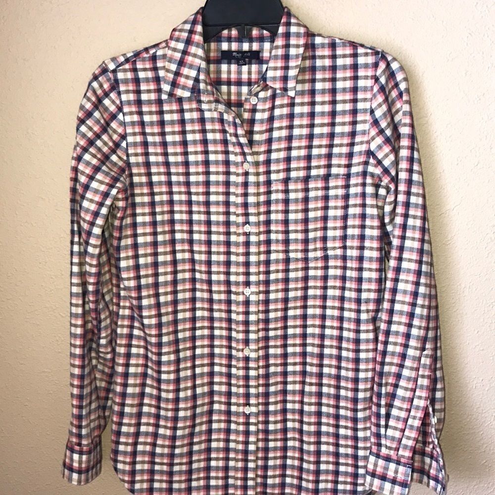❤️Madewell  Women’s Flannel Shirt XS
